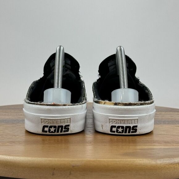 Mens Converse One Star Real‎ Tree Green Camo X CC Pro Slip On Sneakers Size 9 D - Picture 4 of 9